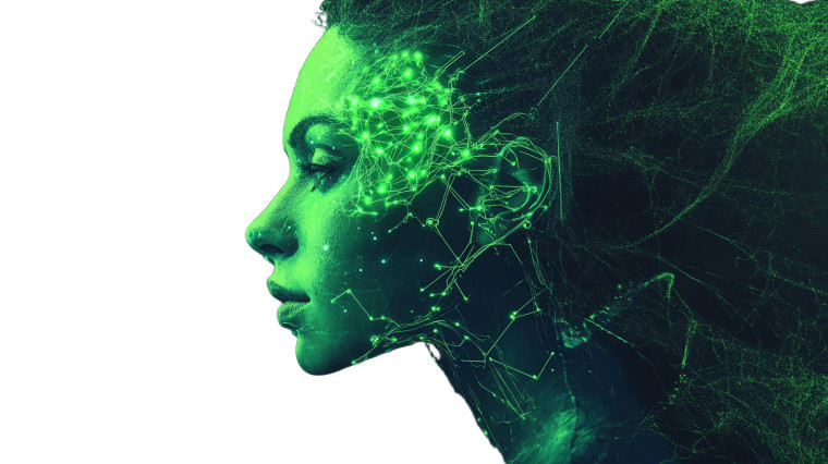 Ai Goddess Portrait Vinyl Car Decal Sticker – Waterproof & UV-Resistant 8"