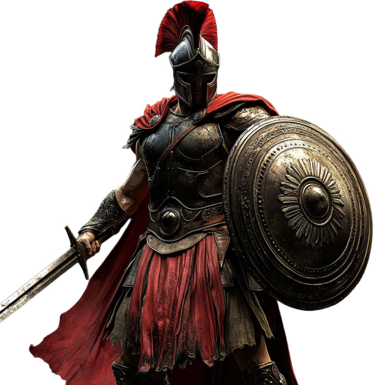 Spartan Gladiator V5 Vinyl Car Decal Sticker – Waterproof & UV-Resistant 8"