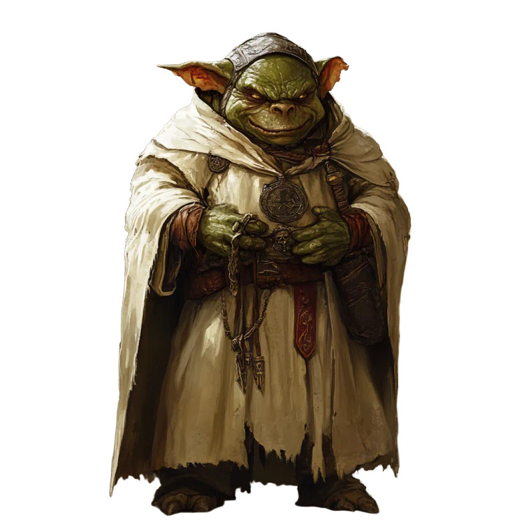 Goblin Priest Vinyl Car Decal Sticker – Waterproof & UV-Resistant 8"