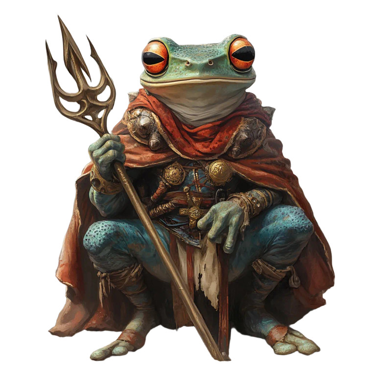 Amazonian Tree Frog Cleric Vinyl Car Decal Sticker – Waterproof & UV-Resistant 8"