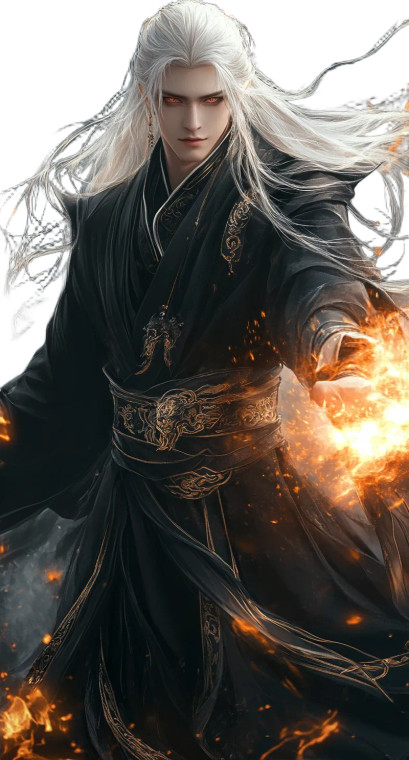 Fantasy Swordsman Vinyl Car Decal Sticker – Waterproof & UV-Resistant 8"