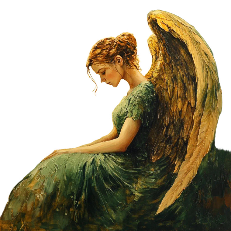 Aurora Angel Vinyl Car Decal Sticker – Waterproof & UV-Resistant 8"