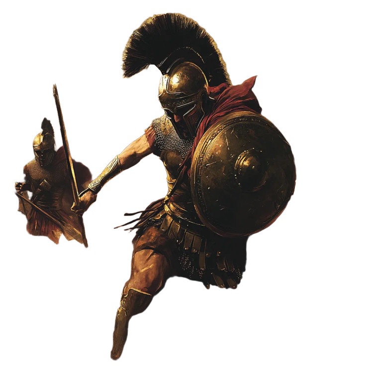 Spartan Warrior Battle V11 Vinyl Car Decal Sticker – Waterproof & UV-Resistant 8"