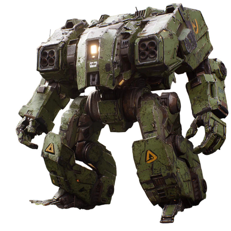 Knightly Battlemech Vinyl Car Decal Sticker – Waterproof & UV-Resistant 8"