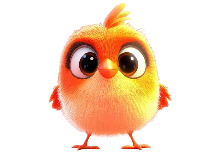Cute Piper Bird Vinyl Car Decal Sticker – Waterproof & UV-Resistant 8"