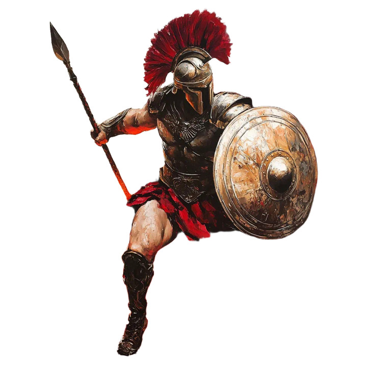 Ares Spartan Attack V2 Vinyl Car Decal Sticker – Waterproof & UV-Resistant 8"