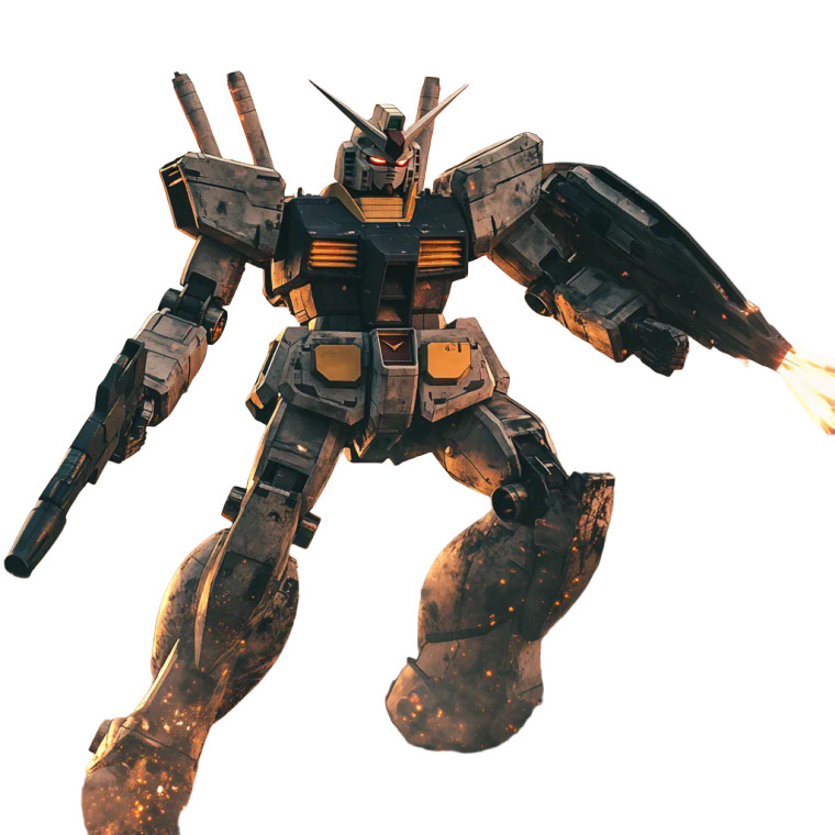 Gundam Battle Strike Vinyl Car Decal Sticker – Waterproof & UV-Resistant 8"