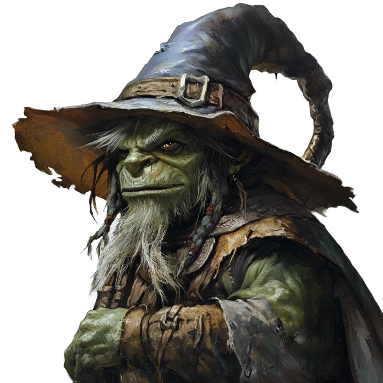 Goblin Wizard V6 Vinyl Car Decal Sticker – Waterproof & UV-Resistant 8"