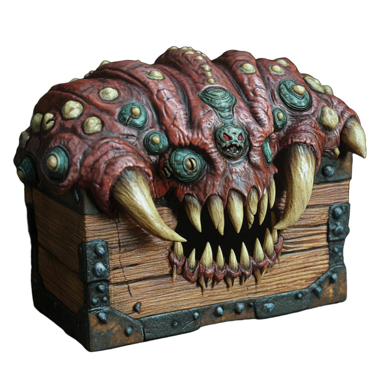 Dnd Mimic Chest Vinyl Car Decal Sticker – Waterproof & UV-Resistant 8"