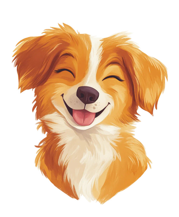 Winking Dog Vinyl Car Decal Sticker – Waterproof & UV-Resistant 8"