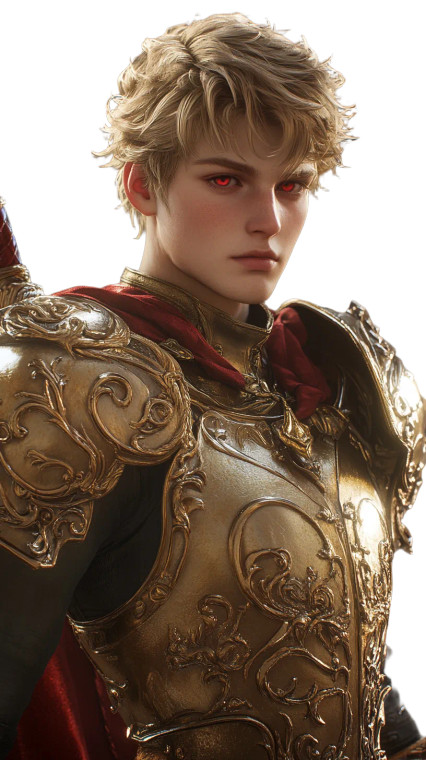 Golden Knight V7 Vinyl Car Decal Sticker – Waterproof & UV-Resistant 8"