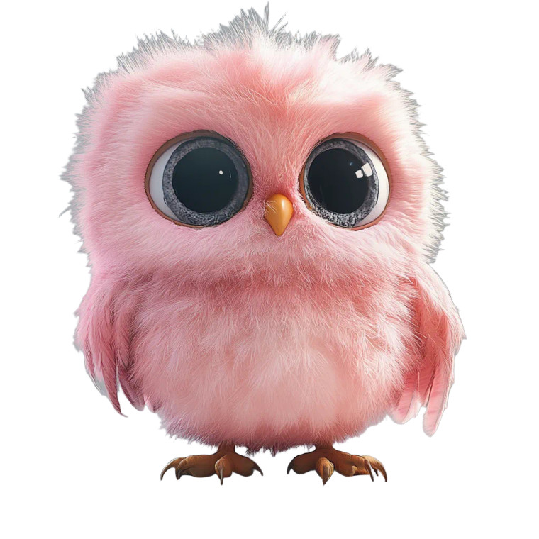 Pink Baby Owl Vinyl Car Decal Sticker – Waterproof & UV-Resistant 8" Pink Baby Owl Vinyl Car Decal Sticker – Waterproof & UV-Resistant 8"