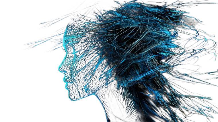 Glowing Cybernetic Portrait Vinyl Car Decal Sticker – Waterproof & UV-Resistant 8"