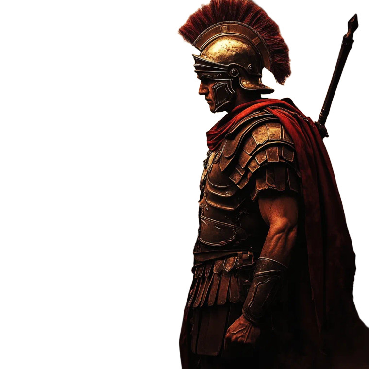Roman Centurion V5 Vinyl Car Decal Sticker – Waterproof & UV-Resistant 8"