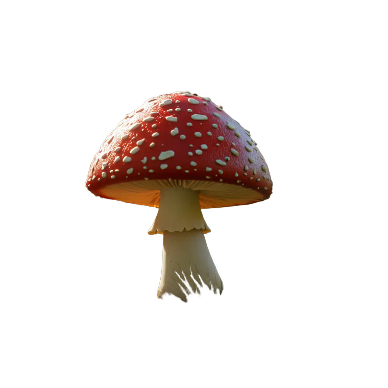 Pixar Style Fly Agaric Vinyl Car Decal Sticker – Waterproof & UV-Resistant 8"
