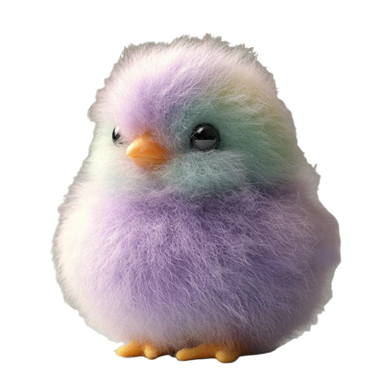 Pastel Easter Chick Vinyl Car Decal Sticker – Waterproof & UV-Resistant 8"