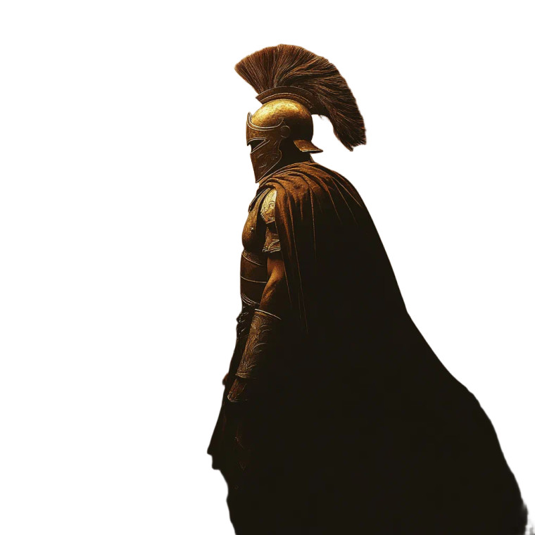 Victorious Spartan Warrior V2 Vinyl Car Decal Sticker – Waterproof & UV-Resistant 8"
