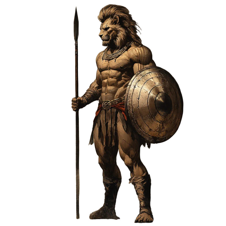 Leonin Spartan Vinyl Car Decal Sticker – Waterproof & UV-Resistant 8"