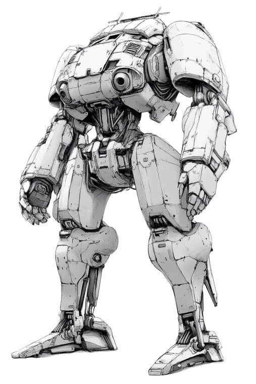 Battle Angel Mecha Vinyl Car Decal Sticker – Waterproof & UV-Resistant 