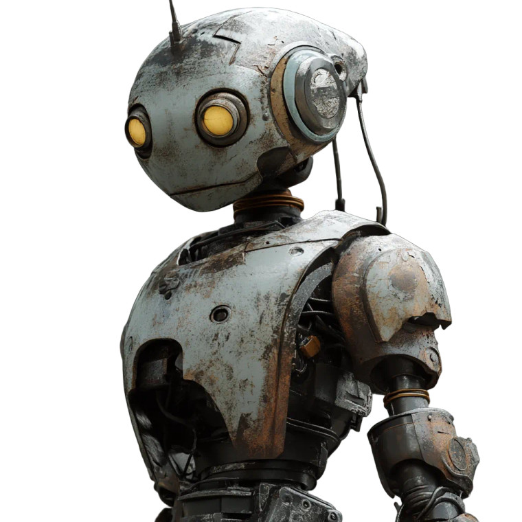 Russian Robot Vinyl Car Decal Sticker – Waterproof & UV-Resistant 8"