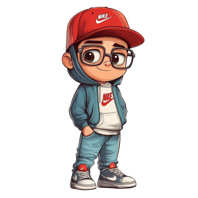 Hip Hop Boy Vinyl Car Decal Sticker – Waterproof & UV-Resistant 8"