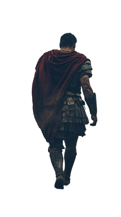 Tired Roman Soldier Vinyl Car Decal Sticker – Waterproof & UV-Resistant 8"