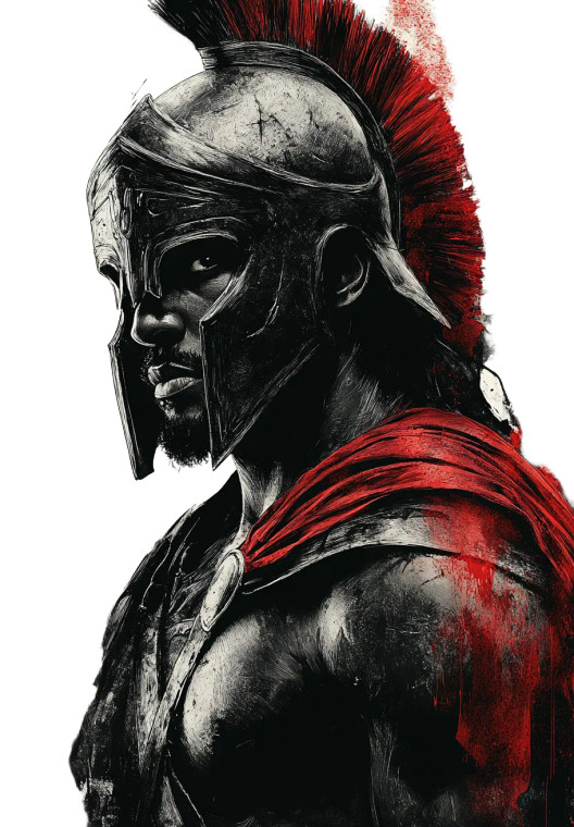 Spartan Warrior Ink V2 Vinyl Car Decal Sticker – Waterproof & UV-Resistant 8"
