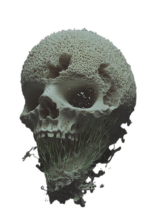 Neon Morel Explosion Vinyl Car Decal Sticker – Waterproof & UV-Resistant 8"