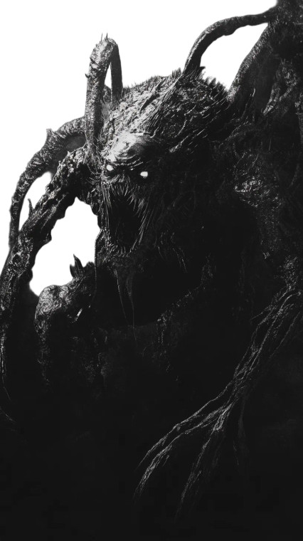 Dark Horror Monster V3 Vinyl Car Decal Sticker – Waterproof & UV-Resistant 8"