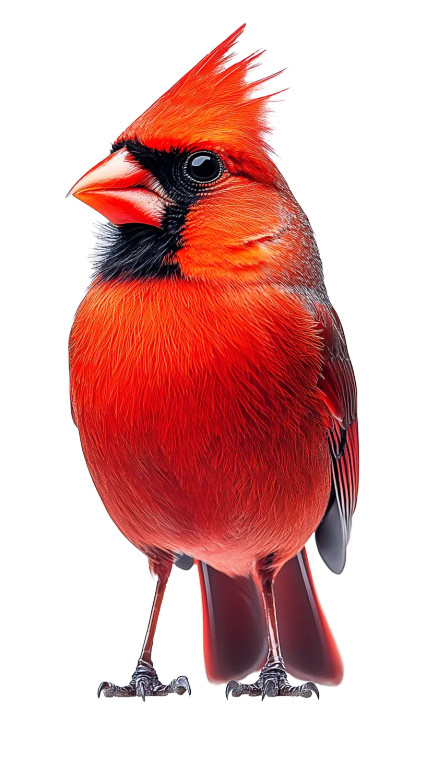 Vibrant Cardinal Bird Vinyl Car Decal Sticker – Waterproof & UV-Resistant 8"