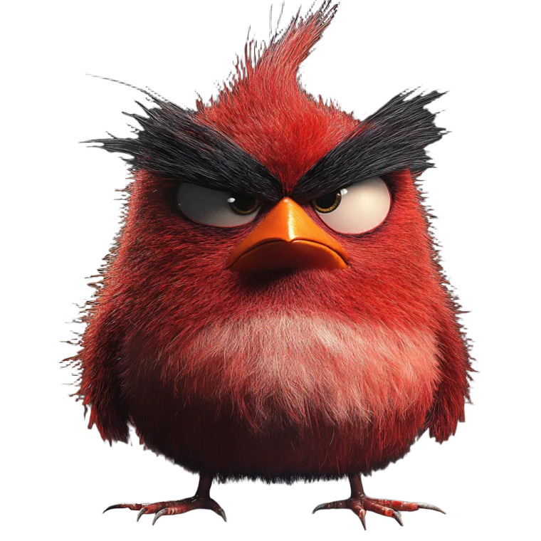 Angry Hairy Monster Vinyl Car Decal Sticker – Waterproof & UV-Resistant 8"