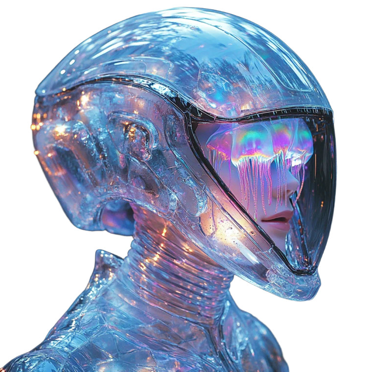 Alien Glass Queen Vinyl Car Decal Sticker – Waterproof & UV-Resistant 8"