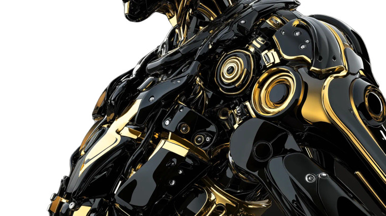 Cybernetic Robot Vinyl Car Decal Sticker – Waterproof & UV-Resistant 8"