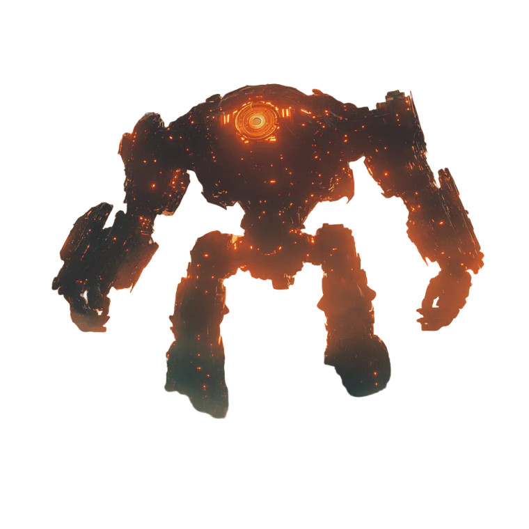 Reaper Mech Halo Vinyl Car Decal Sticker – Waterproof & UV-Resistant 8"