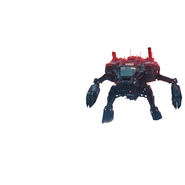 Mech Pilot Standoff Vinyl Car Decal Sticker – Waterproof & UV-Resistant 8"