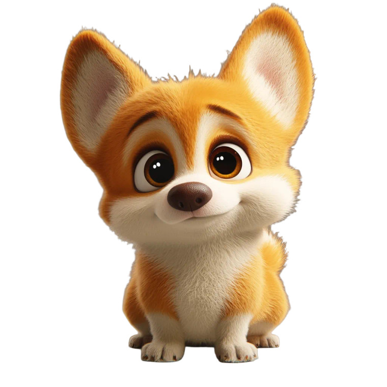 Sad Disney Corgi Vinyl Car Decal Sticker – Waterproof & UV-Resistant 8"