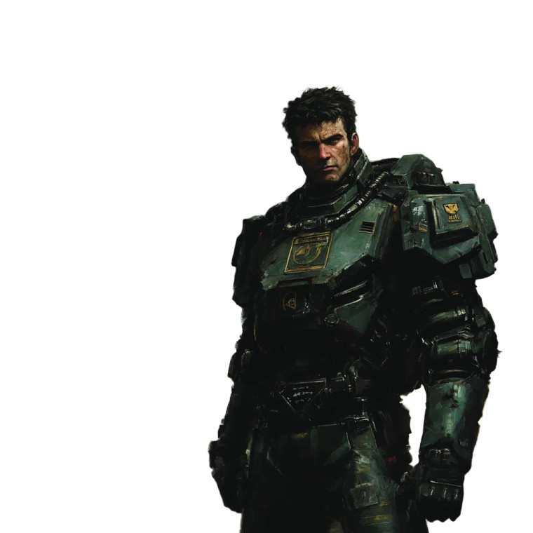 Battle-Hardened Mechwarrior Vinyl Car Decal Sticker – Waterproof & UV-Resistant 8"