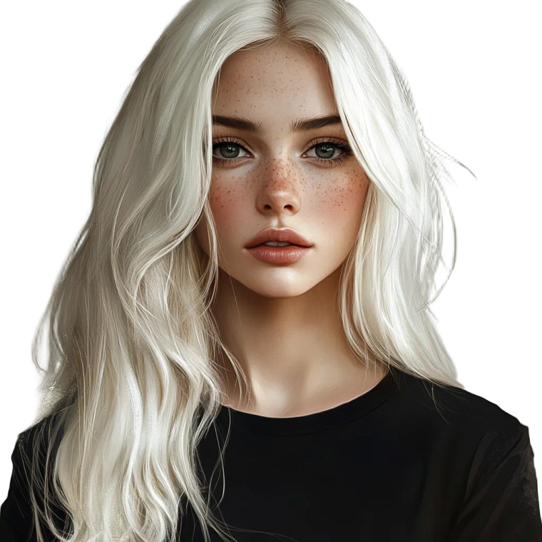 Fierce Character Portrait Vinyl Car Decal Sticker – Waterproof & UV-Resistant 8"