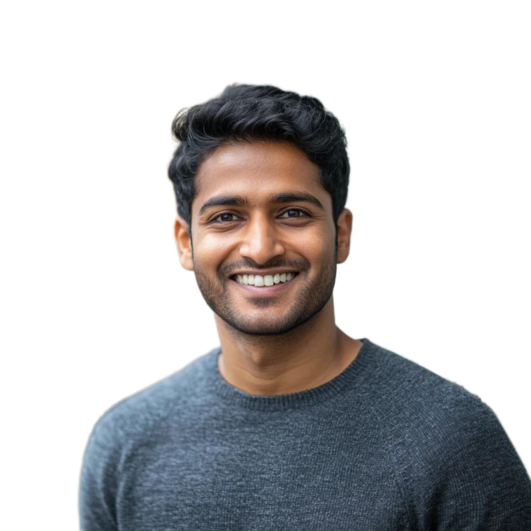 Happy Indian Man V2 Vinyl Car Decal Sticker – Waterproof & UV-Resistant 8"