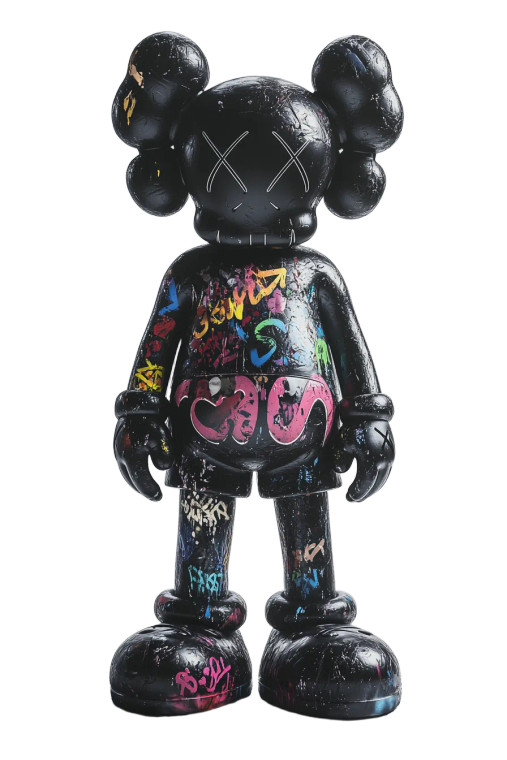 Graffiti Kaws Figure Vinyl Car Decal Sticker – Waterproof & UV-Resistant 8"