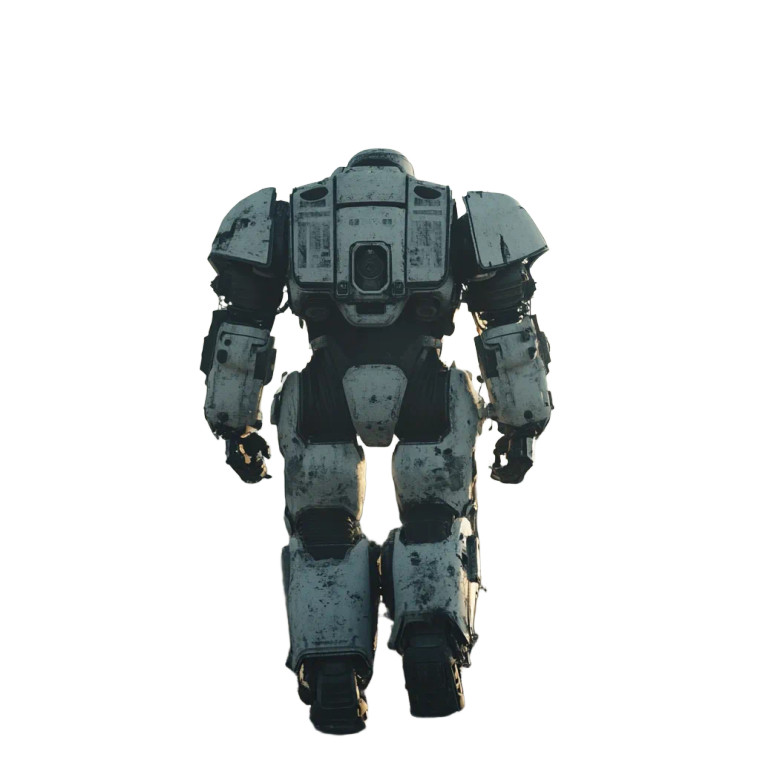 Mech Warrior V4 Vinyl Car Decal Sticker – Waterproof & UV-Resistant 8"