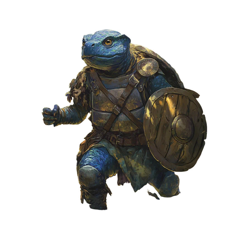 D&D Tortle Druid Vinyl Car Decal Sticker – Waterproof & UV-Resistant 8"