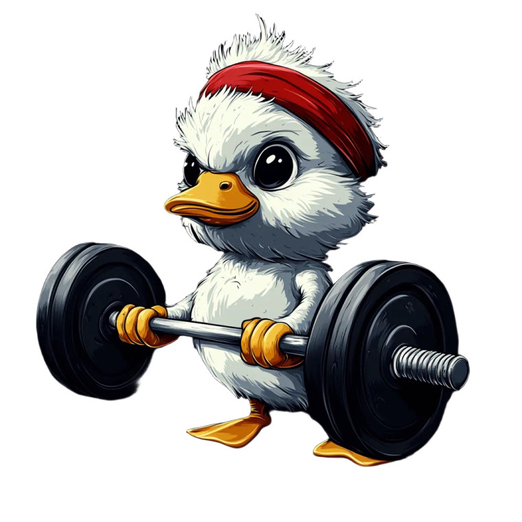 Ugly Duckling Training Vinyl Car Decal Sticker – Waterproof & UV-Resistant 8"