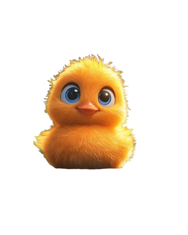 Daisy The Duckling Vinyl Car Decal Sticker – Waterproof & UV-Resistant 8"