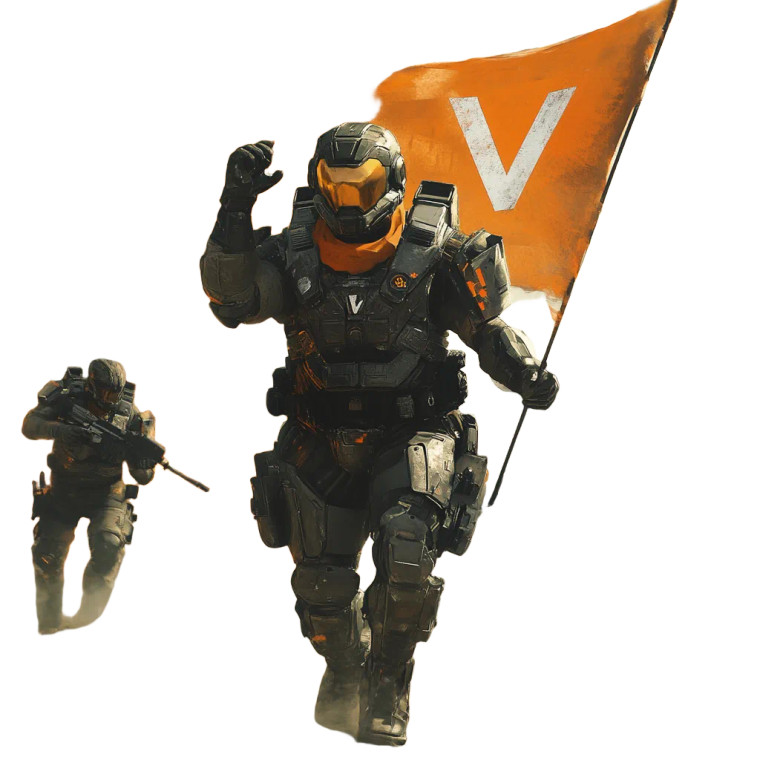 Cyber Punk Soldier Vinyl Car Decal Sticker – Waterproof & UV-Resistant 8"