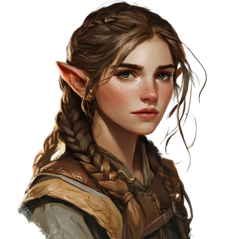 Half-Elf Sister Vinyl Car Decal Sticker – Waterproof & UV-Resistant 8"