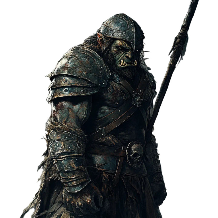 Orc Warrior V3 Vinyl Car Decal Sticker – Waterproof & UV-Resistant 8"