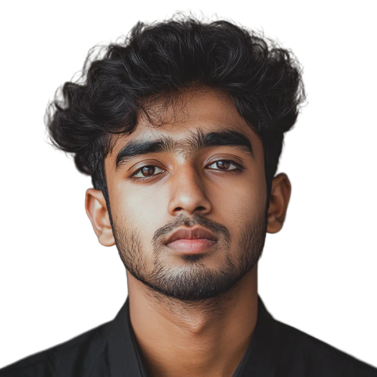 Indian Young Man Vinyl Car Decal Sticker – Waterproof & UV-Resistant 8"