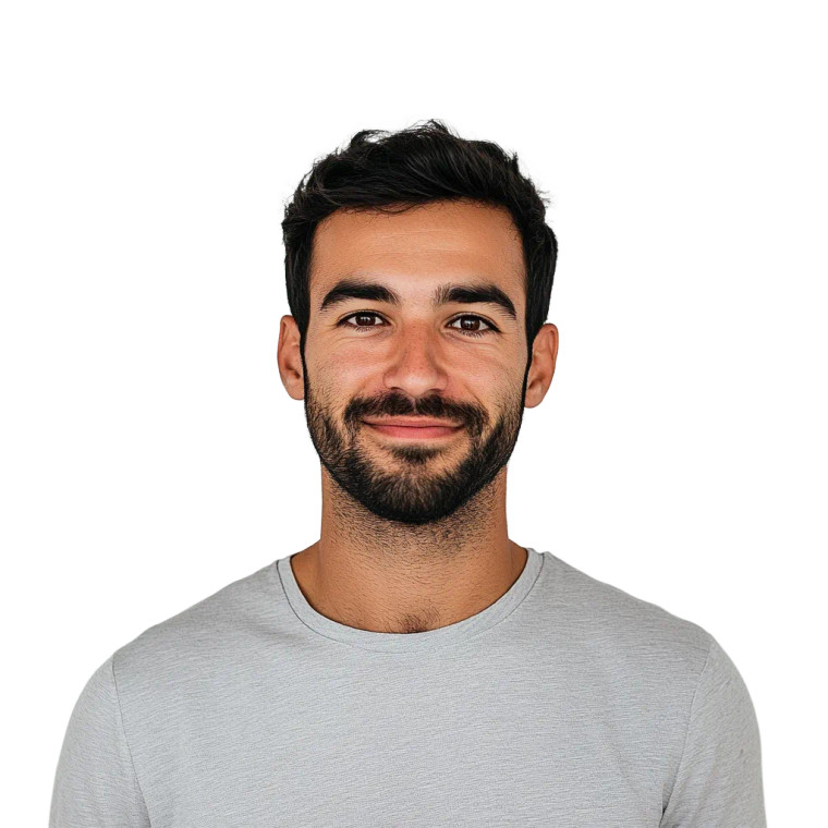 Portrait Of Man Vinyl Car Decal Sticker – Waterproof & UV-Resistant 8"