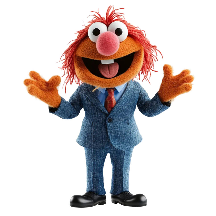 Corporate Muppet Mascot Vinyl Car Decal Sticker – Waterproof & UV-Resistant 8" Corporate Muppet Mascot Vinyl Car Decal Sticker – Waterproof & UV-Resistant 8"